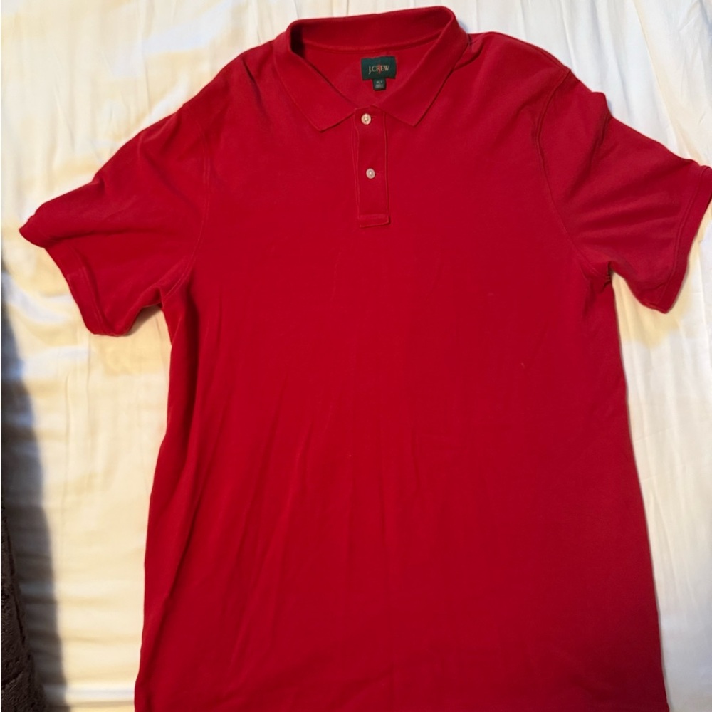 J. Crew Red Polo Shirt